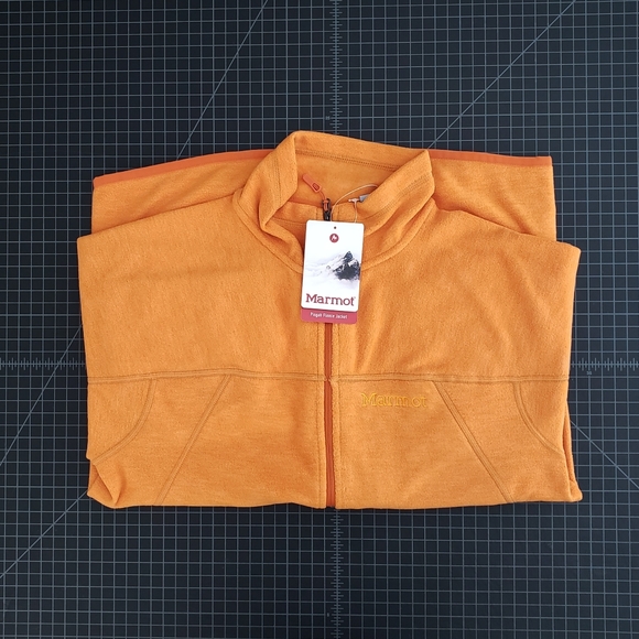 MARMOT PISGAH FLEECE JACKET - HAWAIIAN SUNSET - Picture 8 of 9